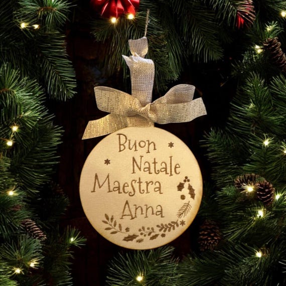 Christmas ball gift Teacher