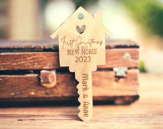 New home key decoration #firstchristmas #newhome