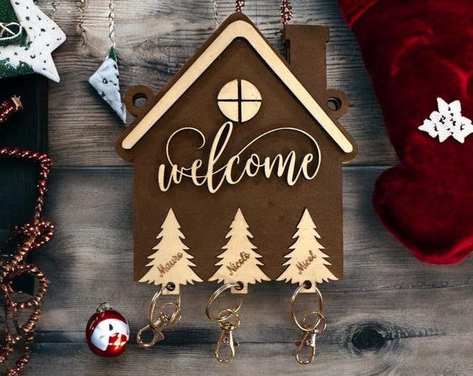 Personalized couple keychain