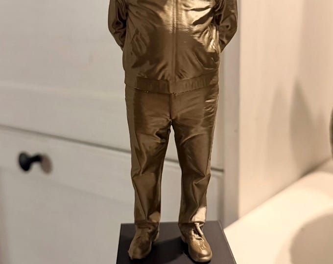 Personalized Umarell Pensioner Statuette