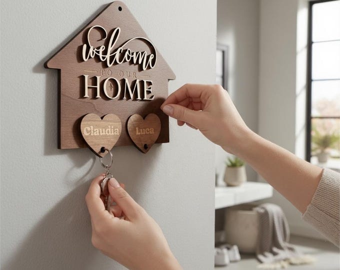 Personalized couple keychain