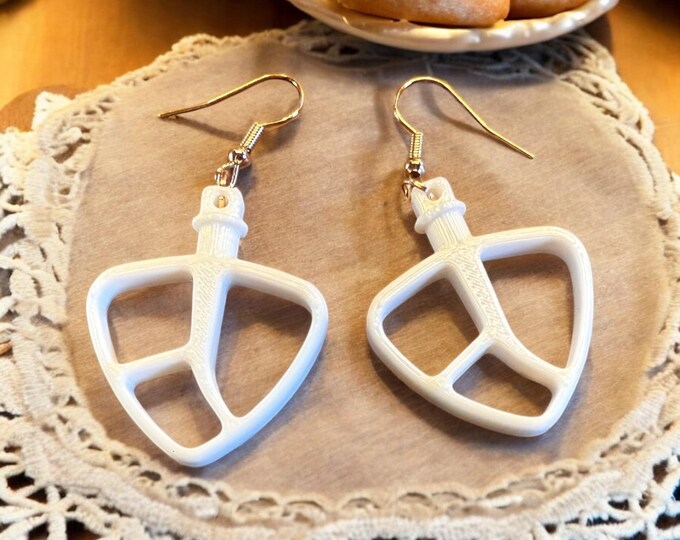 K Pastry Mixer Whisk Earrings