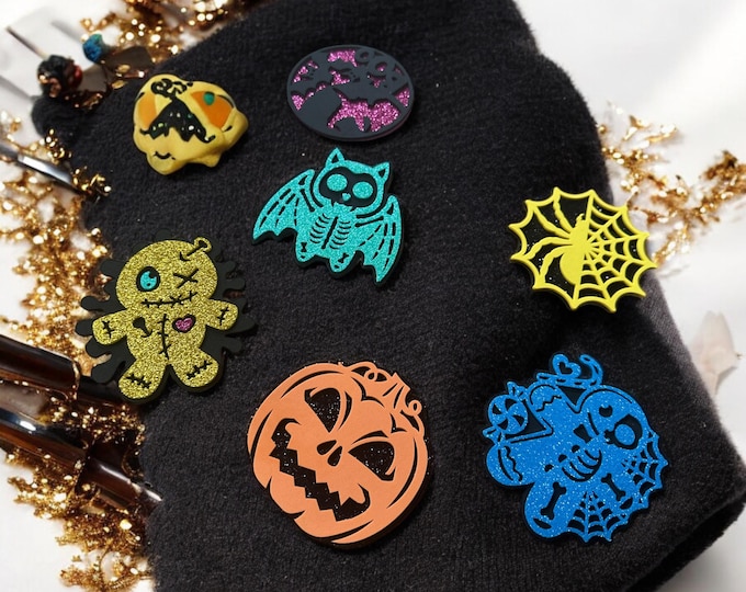 Featured listing image: Set of 6 Halloween Coasters in Eva Rubber