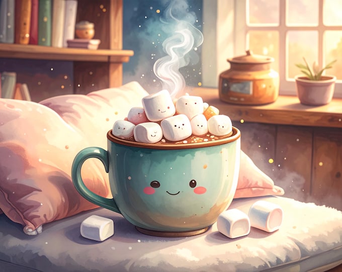 Cute Hot Chocolate Mug Image