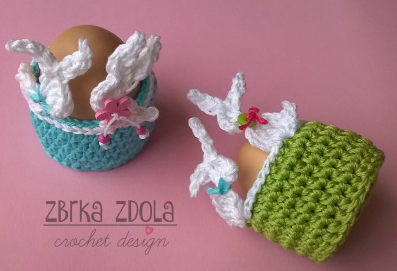 Egg cozy bundle Easter crochet patterns image 2