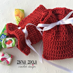 Kleine Geschenkbeutel für Weihnachten, Häkelanleitung, Adventskalender, Advent-Countdown, Weihnachtsdekoration