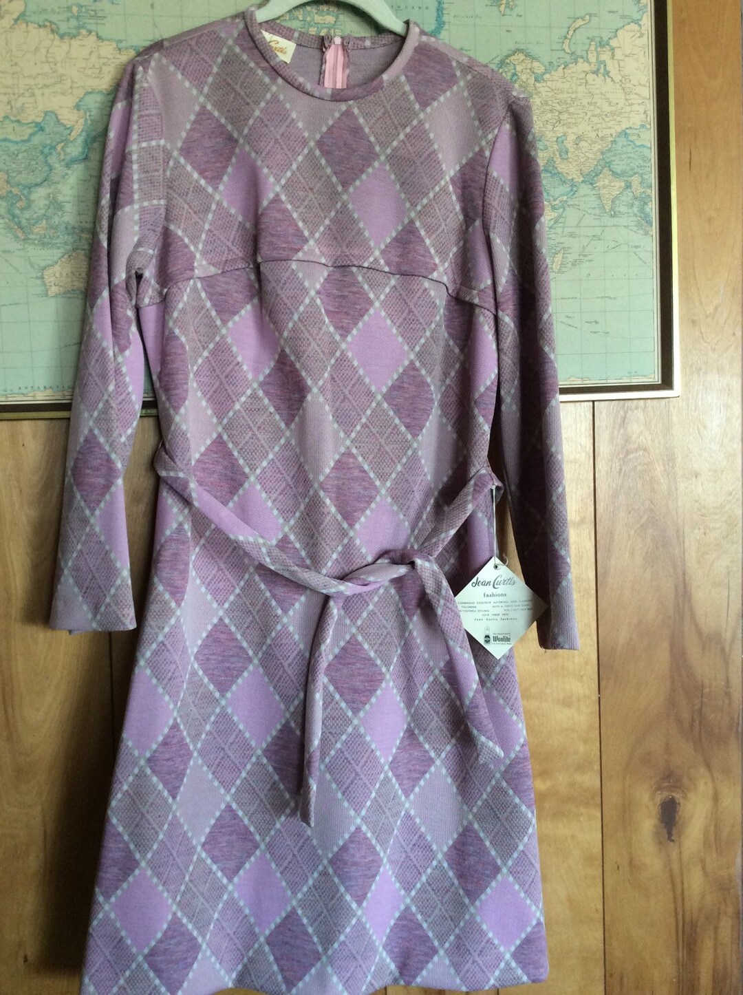 pink argyle dress Pink Argyle Short Sleeve Tennis Dress With Built-in Shorts
