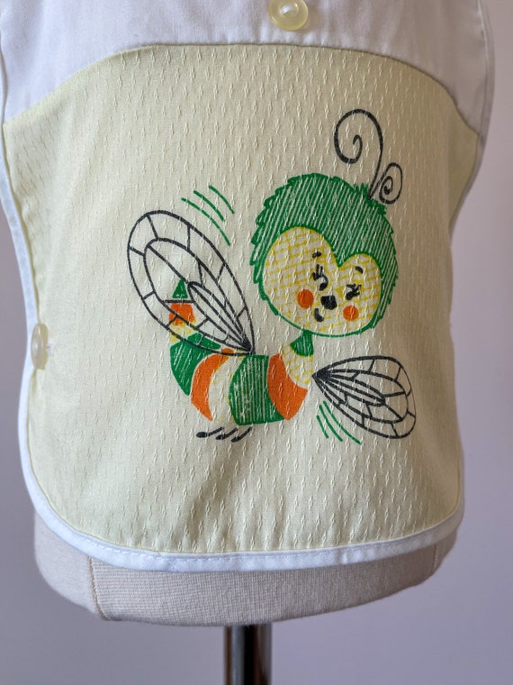 12 mo:  Bumblebee graphic tank, 1970s, vintage ba… - image 2