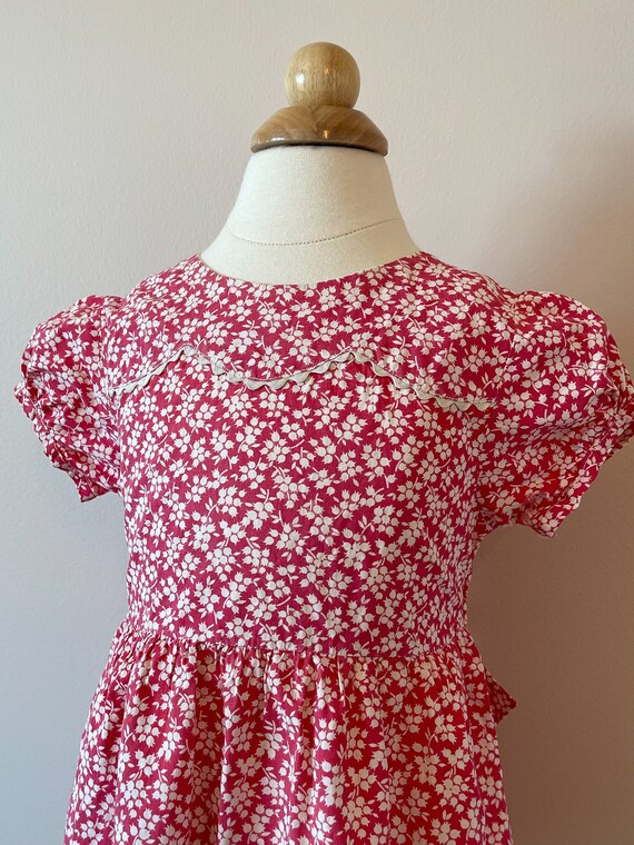 2T:   Depression era floral dress, 1930s, vintage 