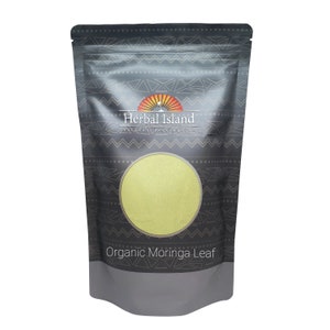 Moringa Oleifera Leaf Powder Organic All Natural 100% Herbal Supplement image 1