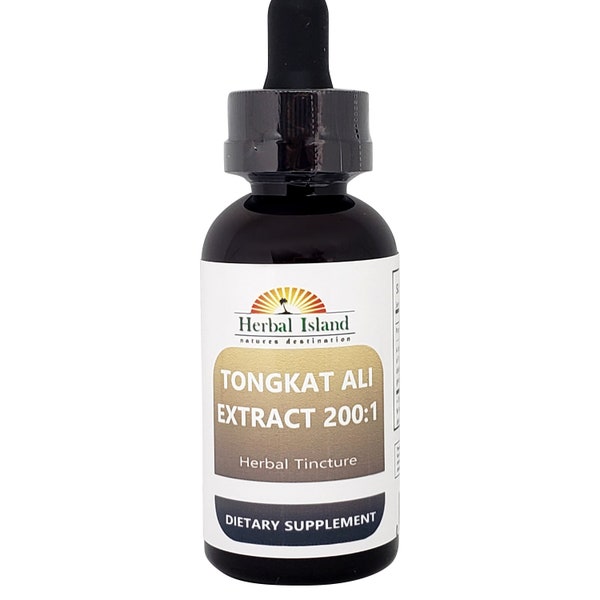 Tongkat Ali 200:1 Liquid Extract 2oz or 60ml (Longjack) Eurycoma longifolia Pasak Bumi