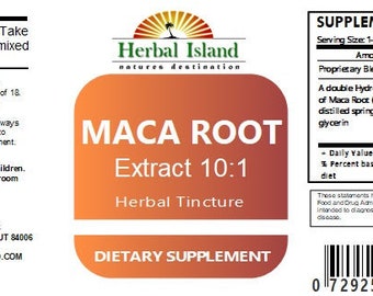 Maca Root Extract 10:1 Tincture (Alcohol Free)
