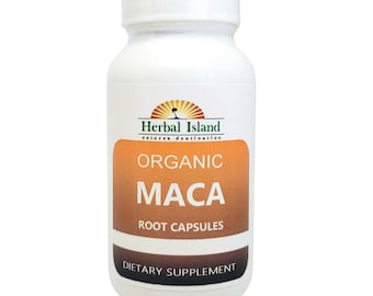 Maca Root Powder Capsules - Organic (500mg Each Capsules)