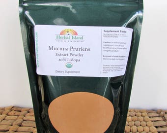 Mucuna Pruriens Extract Powder 20% L-Dopa