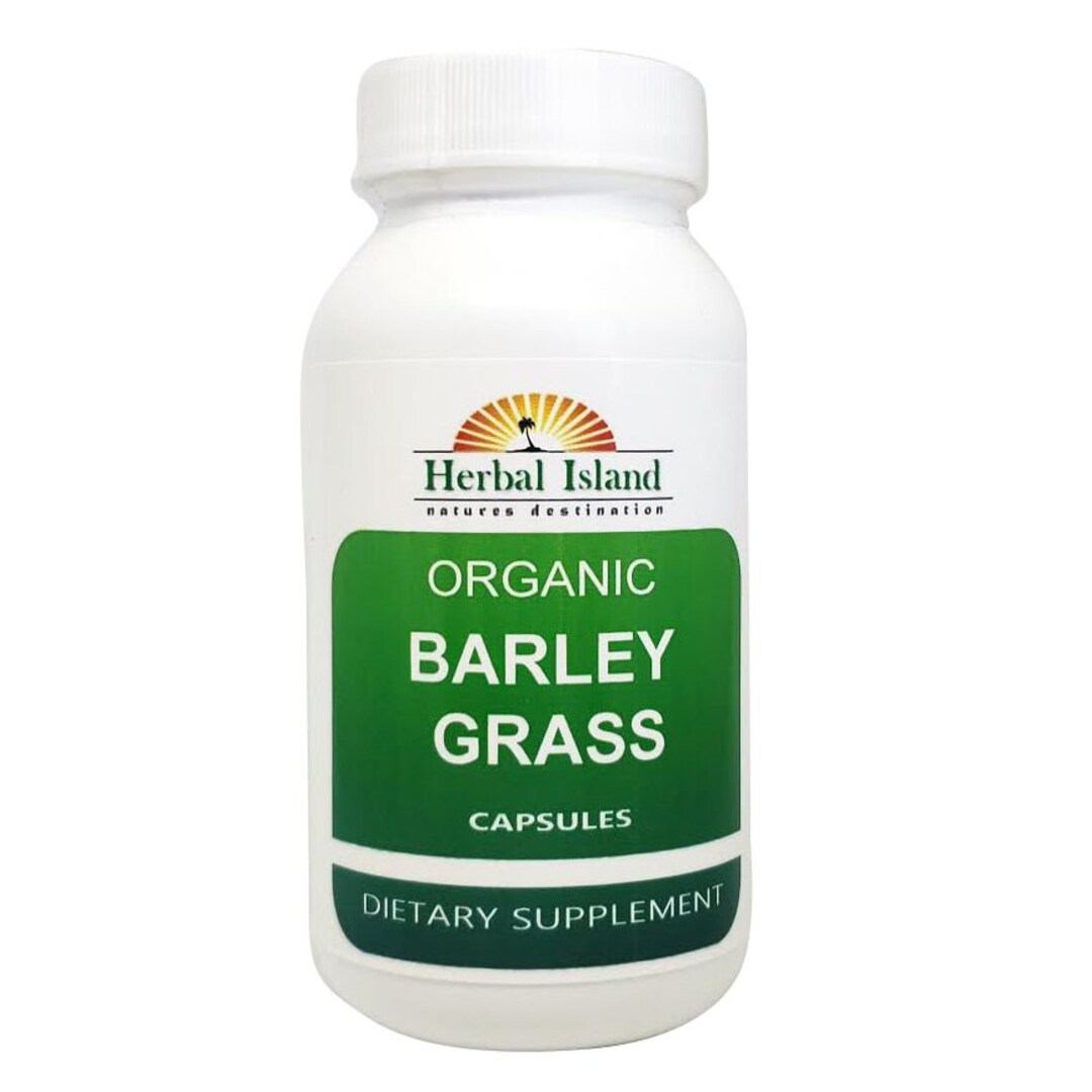 Organic Barley Grass Powder Capsules 500mg Each Capsules Etsy