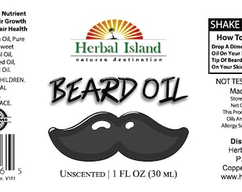 Beard  Oil Blend - Natural Unscented