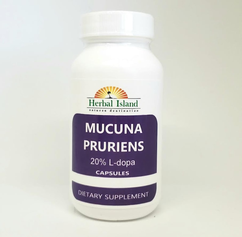 Mucuna Pruriens Extract Capsules 20 LDopa Velvet Bean Free Etsy