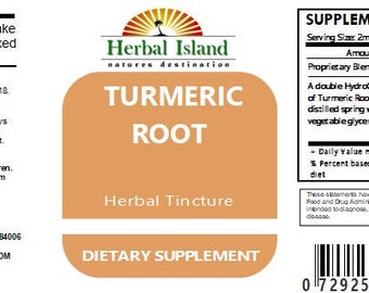 Organic Turmeric Root Liquid Tincture