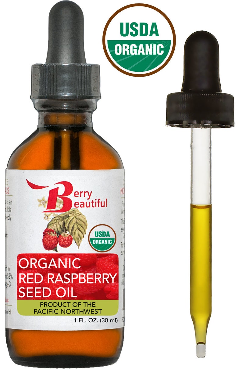 Certified Organic Red Raspberry Seed Oil 1 Fl Oz / 30 Ml Etsy