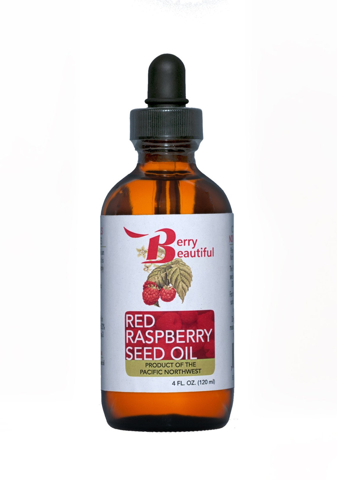 Red Raspberry Seed Oil 4 Fl Oz 120 ml Cold Pressed by Etsy