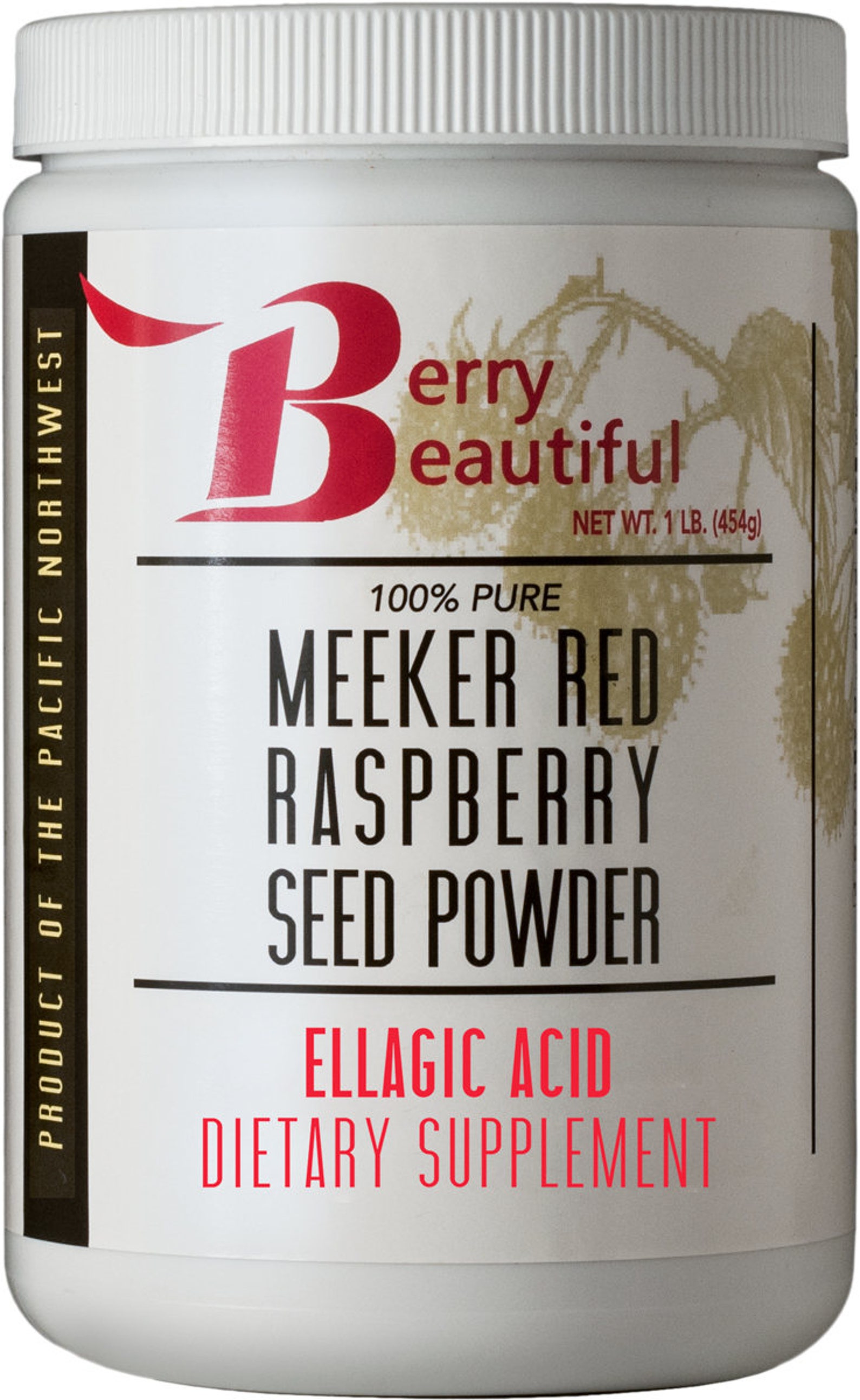Meeker Red Raspberry Seed Powder 1 Lb / 454 G for Daily Nutrition as
