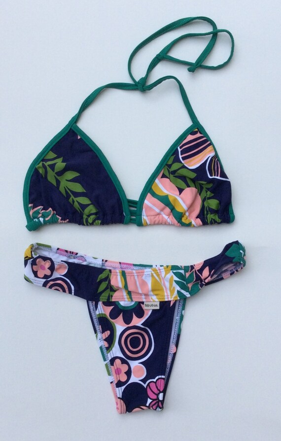 flower print bikini