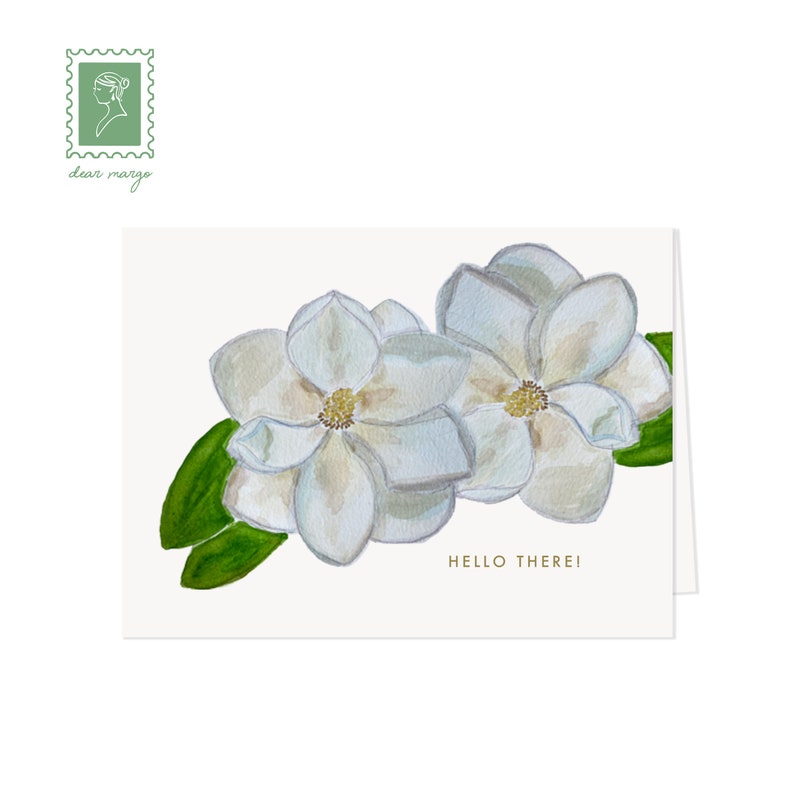 folded magnolia stationery