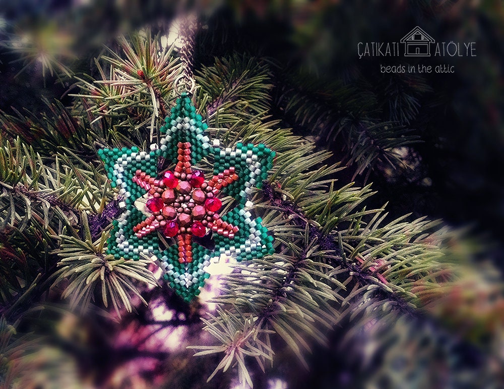Christmas Trees Star PDF Tutorial - Etsy