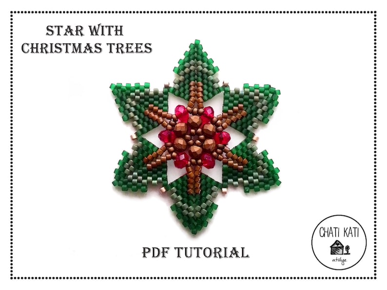 Christmas Trees Star PDF Tutorial image 1