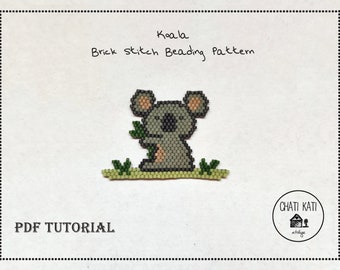 Brick Stitch Koala Pattern