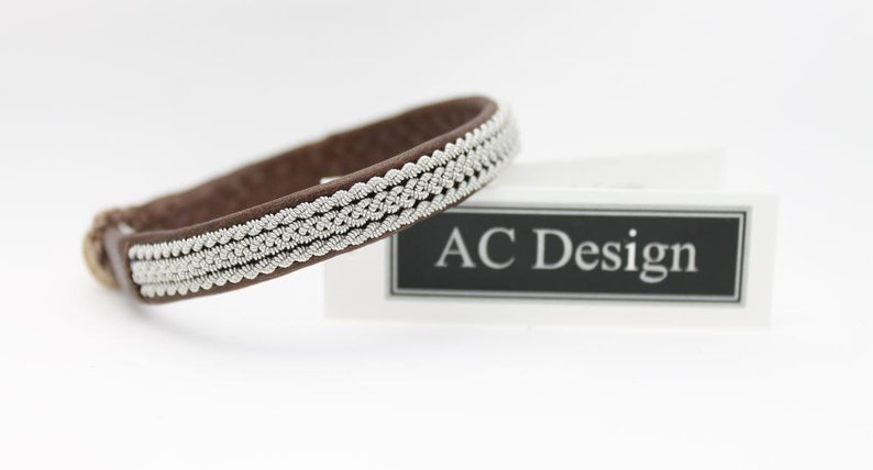 Sami bracelet ASK saami armband bracelet lapon custom made jewelry lapland bracelet viking style swedish jewellery AC Design image 3