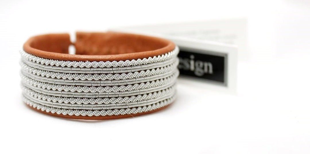 Bracelet Lapon NOATUN Sami Leather Armband Handmade - Etsy