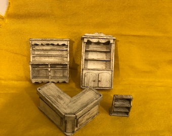 1/48th  dolls house furniture kit .Handmade Pan Miniatures