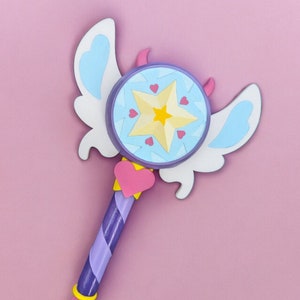 Star Vs the Forces of Evil Star Butterfly Inspired Season 3 Wand Cosplay Prop