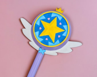 Star Vs the Forces of Evil Star Butterfly Inspired wand cosplay prop - Season 1
