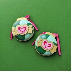 Tokyo Mew Mew Inspired Lettuce Retasu Castanets Cosplay Prop (Pair)