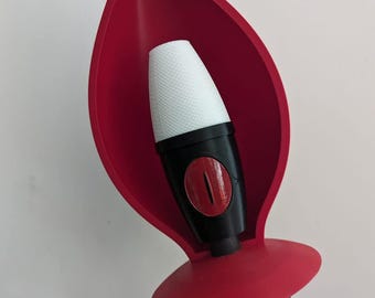 Radio Demon Microphone Cosplay Prop Cane Topper - Hazbin Hotel Alastor Inspired Costume Prop