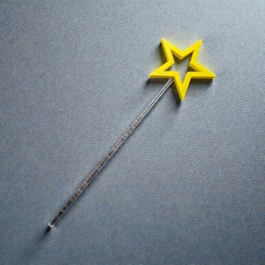 Rosalina inspired wand - 3D printed