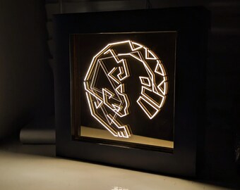 Xilonen Constellation USB Lightbox Light Lamp Frame - Genshin Impact Inspired Art