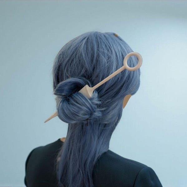 Haarspeld met horzelnaald - Hollow Knight Silksong geïnspireerd 3D-geprint haarspeldaccessoire