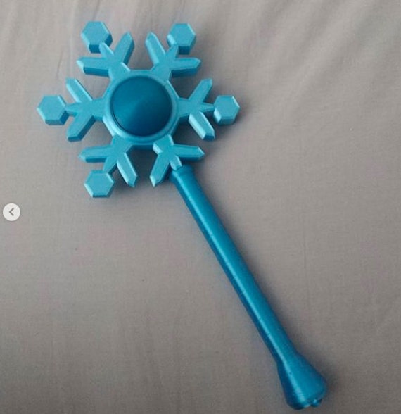 Animal Crossing Inspired Snowflake Shaped Ice Magic Wand Cosplay Prop