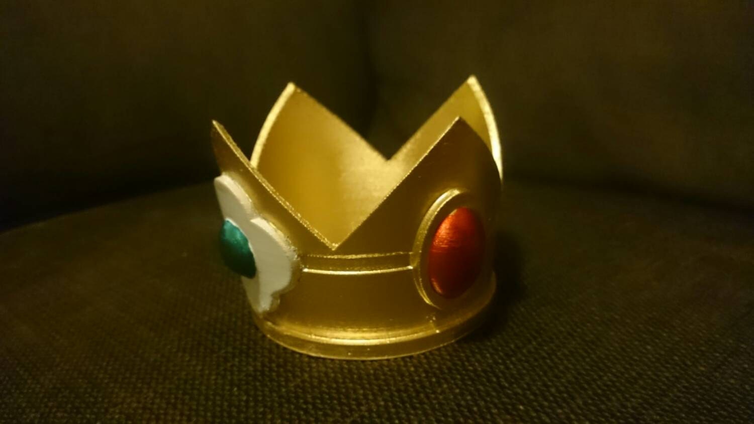 Princess Daisyinspired Crown 3D Printed