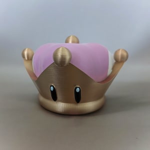 Mario Inspired Super Crown Peachette Bowsette Koopa Hime Crown Cosplay Accessory