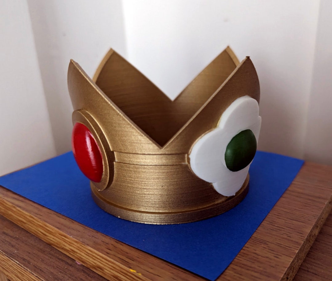 Princess Daisy-inspired Crown - 3D Printed - Etsy, image size:1080x915