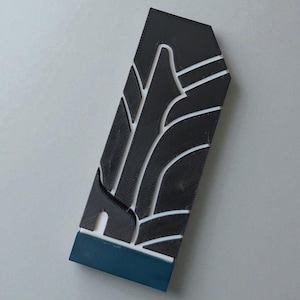 Honkai Star Rail Inspired Astral Express Trailblazer Badge Accessory Prop - Evernight Dark March 7th Version