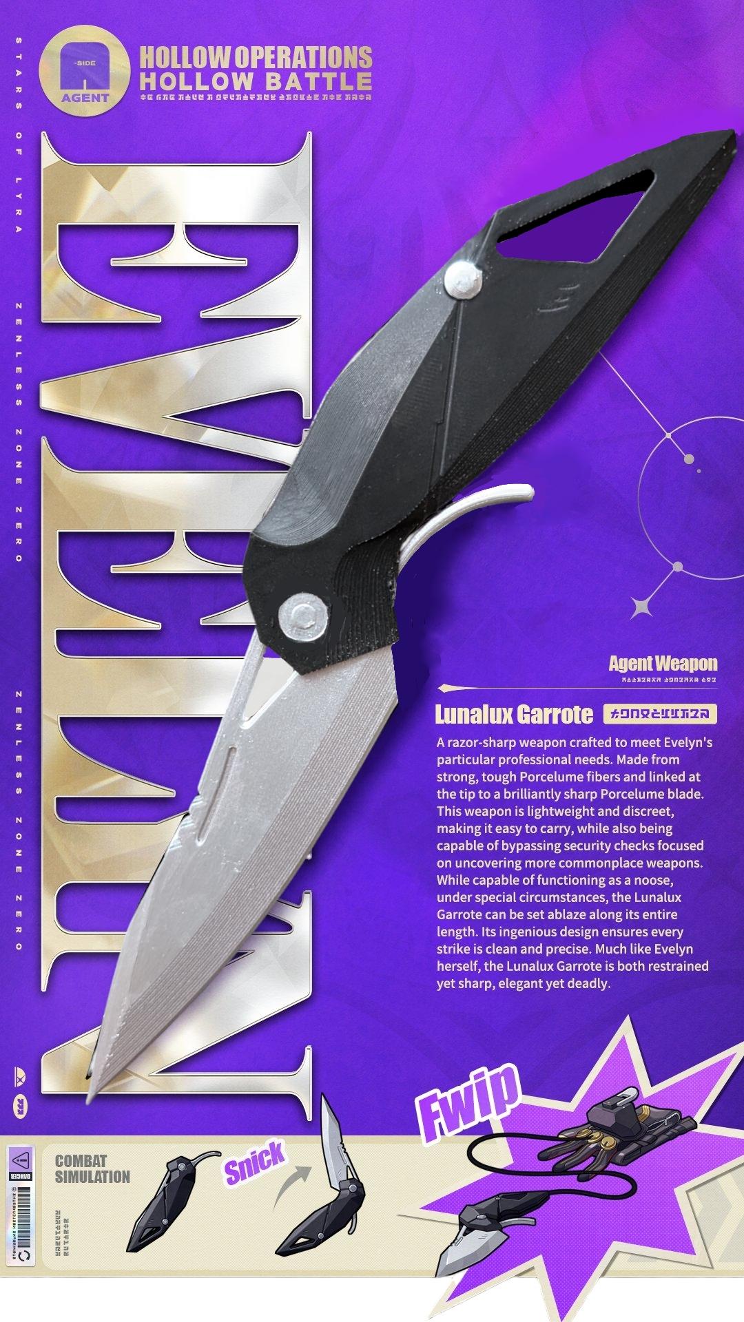 エヴリン コスプレ小道具 - Zenless Zone Zero ZZZ 3Dプリント