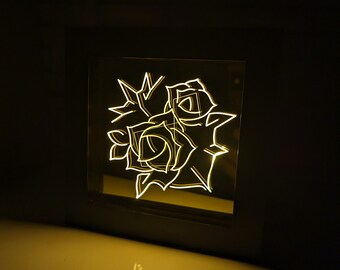 Navia Constellation USB Lightbox Light Lamp Frame - Genshin Impact Inspired Art