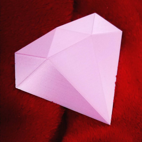 Steven Universe inspired Pink Diamond Gem 3D Printed