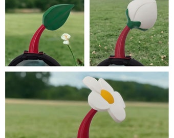 Pikmin Series Inspired Plant Stalk Headset Headphones Streamer Cosplay Accessory