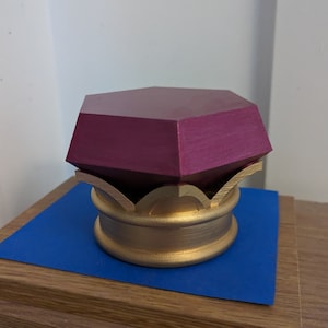 King Boo Inspired Crown - Dark Moon version - 3D Printed Mario Series Accessory